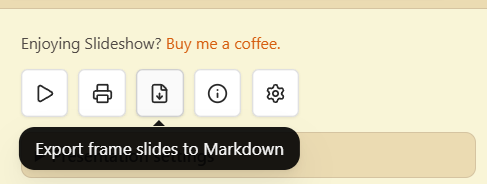 Slideshow Sidepanel Toolbar